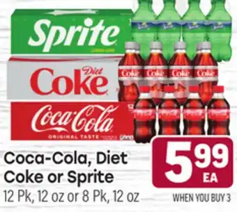 Tony’s Fresh Market Coca-Cola, Diet Coke or Sprite offer