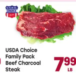 Tony’s Fresh Market USDA Choice Family Pack Beef Charcoal Steak offer