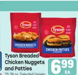 Tony’s Fresh Market Tyson Breaded Chicken Nuggets and Patties offer