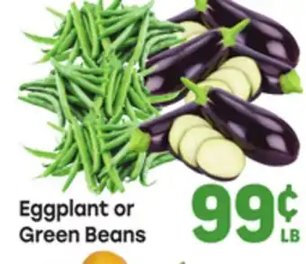 Tony’s Fresh Market Eggplant or Green Beans offer