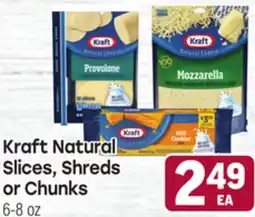 Tony’s Fresh Market Kraft Natural Slices, Shreds or Chunks offer
