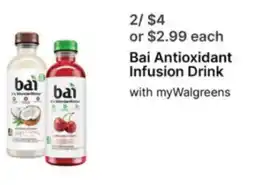 Walgreens Bai Antioxidant Infusion Drink offer