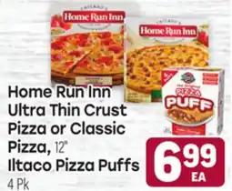 Tony’s Fresh Market Home Run Inn Ultra Thin Crust Pizza or Classic Pizza, 12, Iltaco Pizza Puffs,4 Pk offer