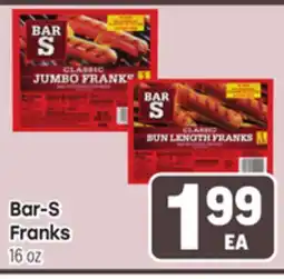 Tony’s Fresh Market Bar-S Franks offer