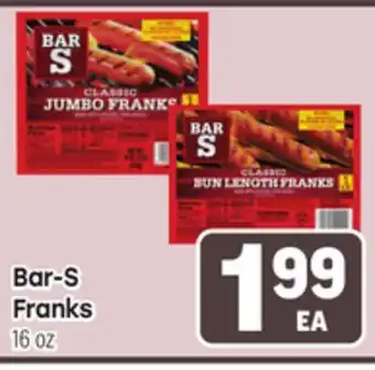 Tony’s Fresh Market Bar-S Franks offer