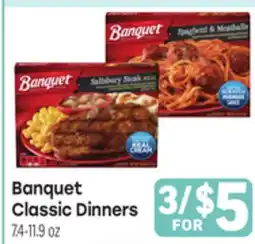 Tony’s Fresh Market Banquet Classic Dinners offer