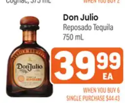 Tony’s Fresh Market Don Julio Reposado Tequila offer