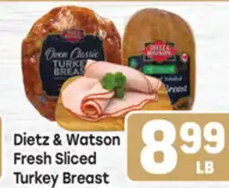 Tony’s Fresh Market Dietz & Watson Fresh Sliced Turkey Breast offer