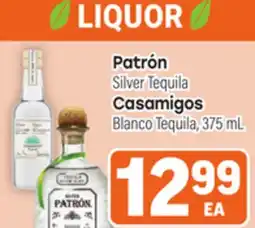 Tony’s Fresh Market Patrón Silver Tequila, Casamigos Blanco Tequila offer