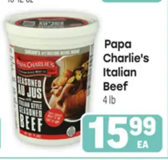 Tony’s Fresh Market Papa Charlie's Italian Beef offer
