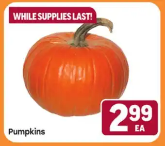 Tony’s Fresh Market Pumpkins offer