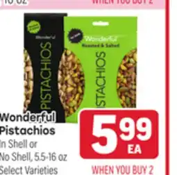 Tony’s Fresh Market Wonderful Pistachios offer