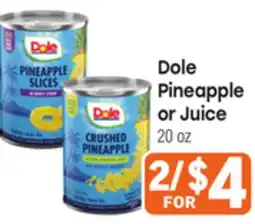 Tony’s Fresh Market Dole Pineapple offer