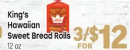 Tony’s Fresh Market King's Hawaiian Sweet Bread Rolls offer