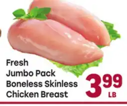 Tony’s Fresh Market Fresh Jumbo Pack Boneless Skinless Chicken Breast offer
