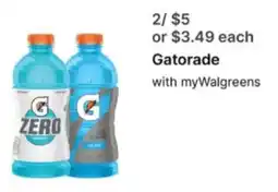 Walgreens Gatorade offer