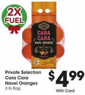 Kroger Private Selection Cara Cara Navel Oranges offer