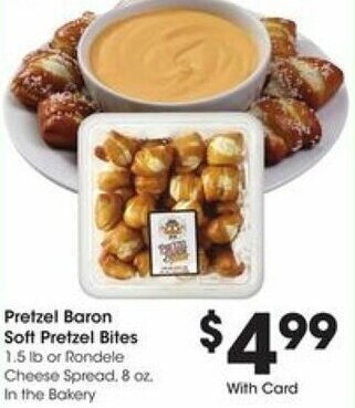 Kroger Pretzel Baron Soft Pretzel Bites offer