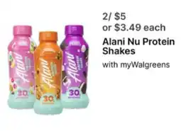Walgreens Alani Nu Protein Shakes offer