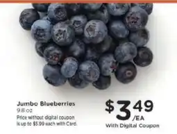 Kroger Jumbo Blueberries offer
