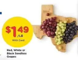 Kroger Red, White or Black Seedless Grapes offer