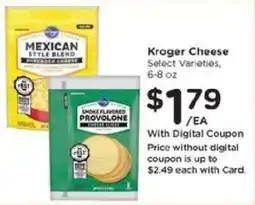 Kroger Kroger Cheese offer