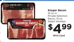 Kroger Kroger Bacon offer