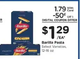 Kroger Barilla Pasta offer