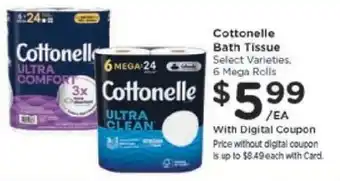 Kroger Cottonelle Bath Tissue offer