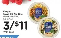 Kroger Kroger Salad Kit For One offer