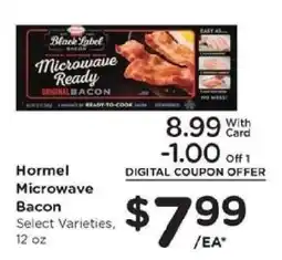 Kroger Hormel microwave bacon offer