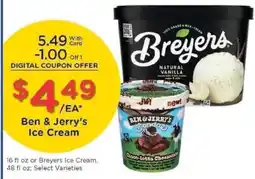Kroger Ben & Jerry's Ice Cream offer