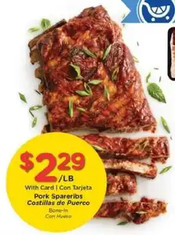 Kroger Pork Spareribs offer