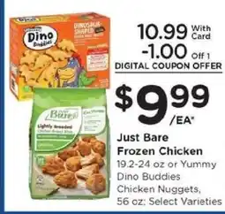 Kroger Just Bare Frozen Chicken offer