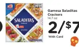 Kroger Gamesa Saladitas Crackers offer