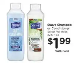 Kroger Suave Shampoo or Conditioner offer