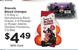 Kroger Dracula Blood Oranges offer
