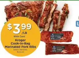 Kroger Kroger Cook-In-Bag Marinated Pork Ribs offer