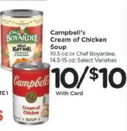 Kroger Campbell's Cream of Chicken Soup offer