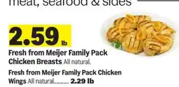 Meijer Fresh from Meijer Family Pack Chicken Breasts offer