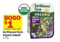 Meijer Earthbound Farm Organic Salads offer