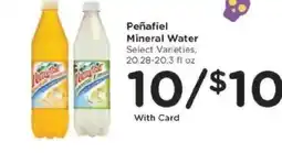 Kroger Peñafiel Mineral Water offer