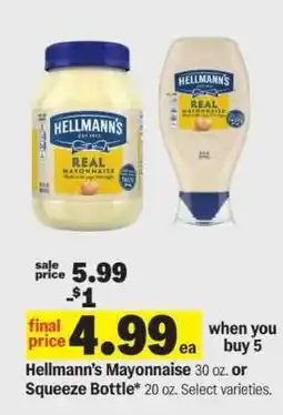 Meijer Hellmann's Mayonnaise offer