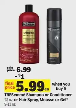Meijer Tresemme Shampoo or Conditioner offer
