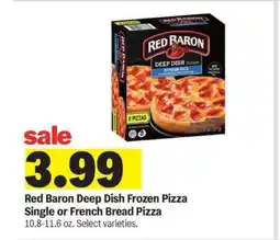 Meijer Red Baron Deep Dish Frozen Pizza offer