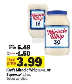Meijer Kraft Miracle Whip offer