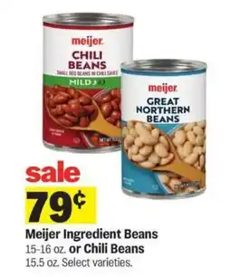 Meijer Meijer Ingredient Beans offer