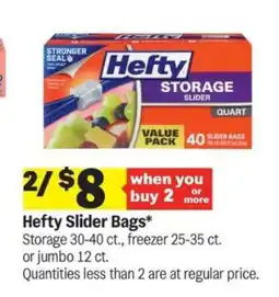 Meijer Hefty Slider Bags offer