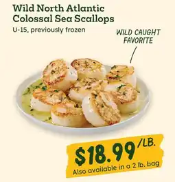 Sprouts Farmers Market Wild North Atlantic Colossal Sea Scallops offer