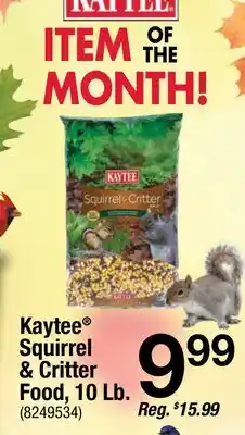 Ace Hardware Kaytee Squirrel & Critter Food offer
